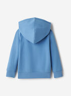 Chandail original à capuchon et glissière en coton bio pour tout-petits