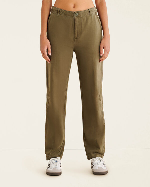 Soft Twill Barrel Pant