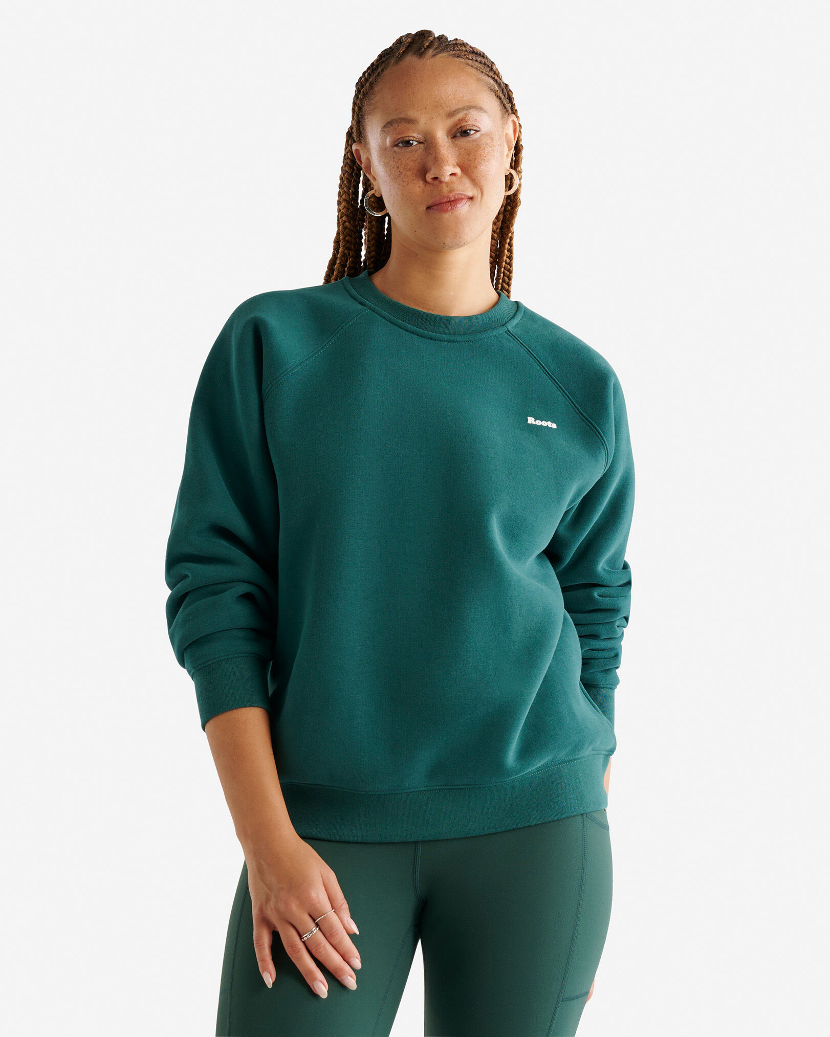 Green ladies sweatshirt 2025