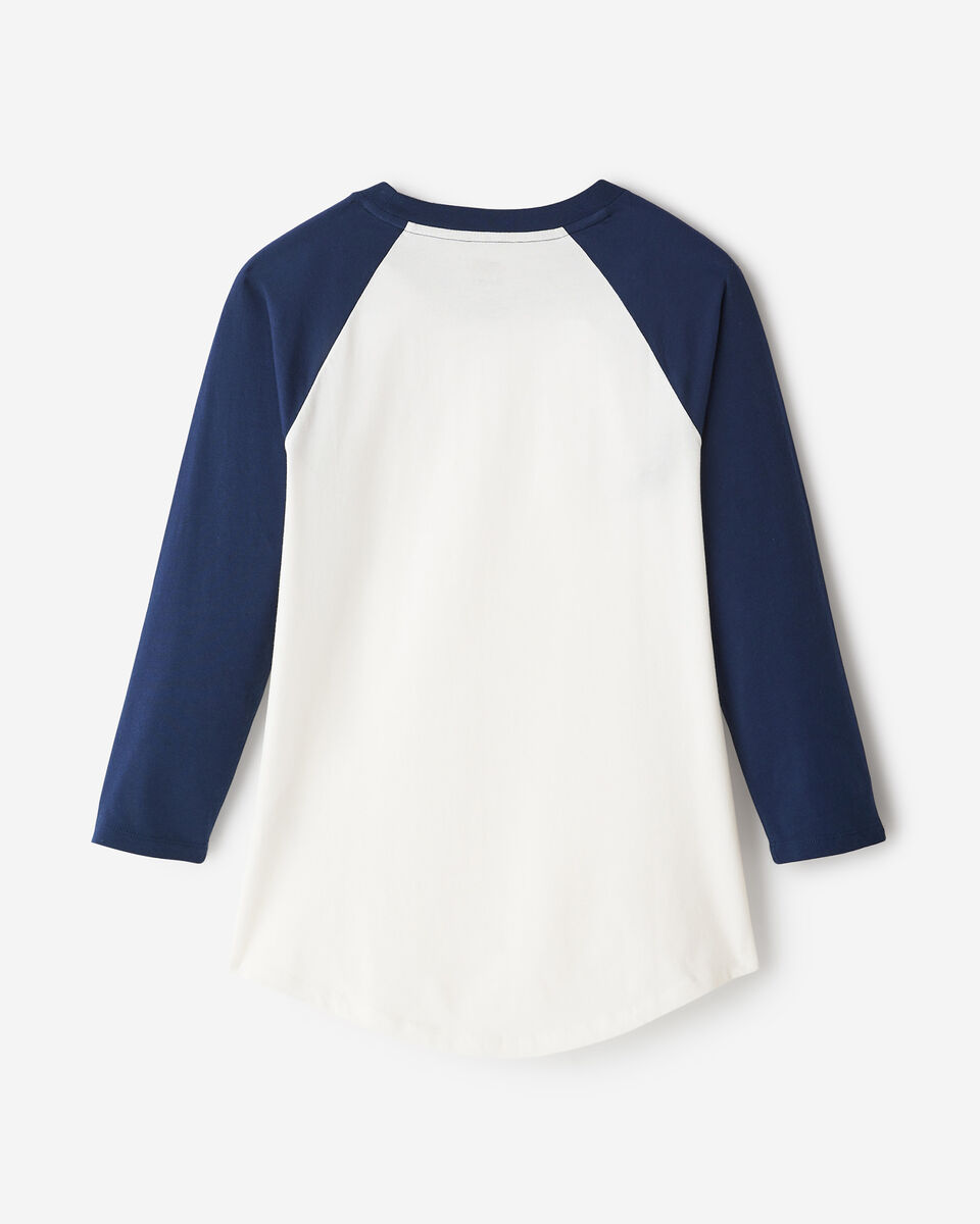 T-shirt style baseball Cooper en coton bio pour femme