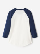T-shirt style baseball Cooper en coton bio pour femme