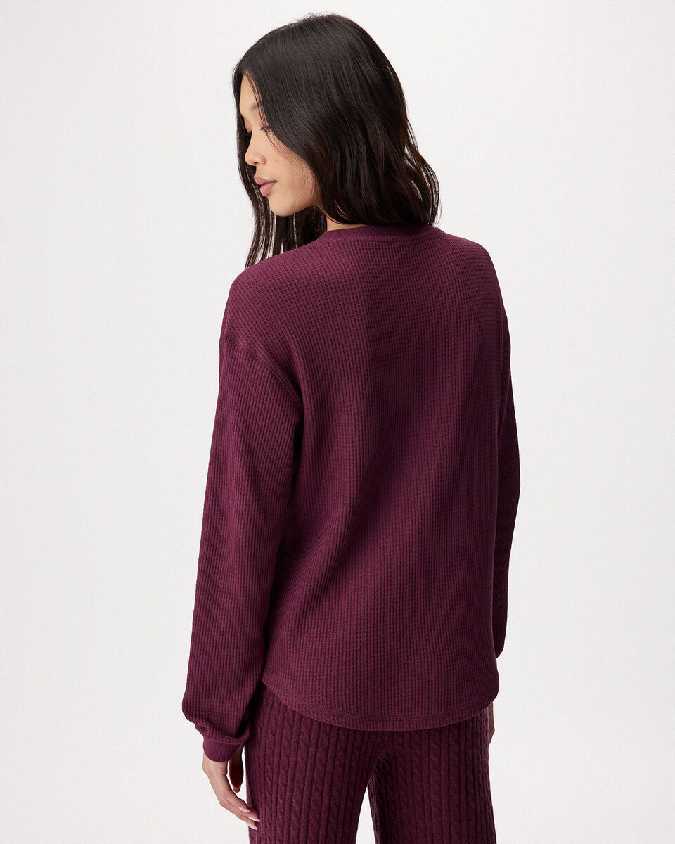 Waffle Long Sleeve Top