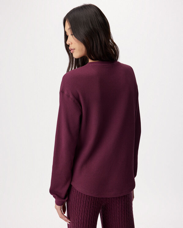 Waffle Long Sleeve Top