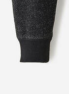 Pantalon ajusté à cheville côtelée en molleton de coton bio pour tout-petits