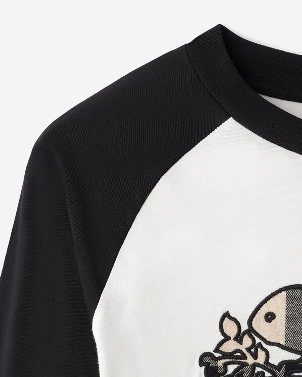 T-shirt à manches longues et carreaux Cooper pour femmes T-shirt à manches longues et carreaux Cooper pour femmes