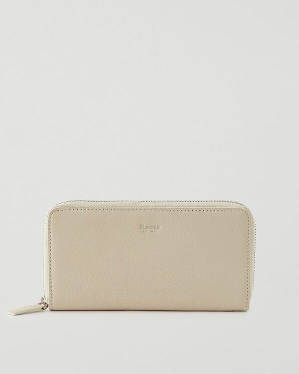 Pochette à glissière en cuir Nuage