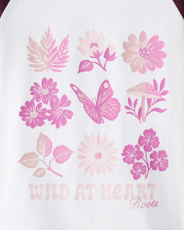 T-shirt &agrave; motif floral Olivia pour toutes-petites
