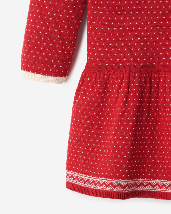 Toddler Girls Cabin Fair Isle Sweater Dress