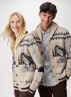 Cardigan-ch&acirc;le Cabane &agrave; motifs Fair Isle