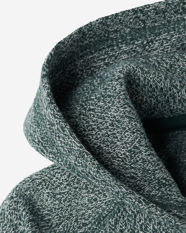 Chandail original &agrave; capuchon et glissi&egrave;re en jersey bouclette de coton bio pour b&eacute;b&eacute;s