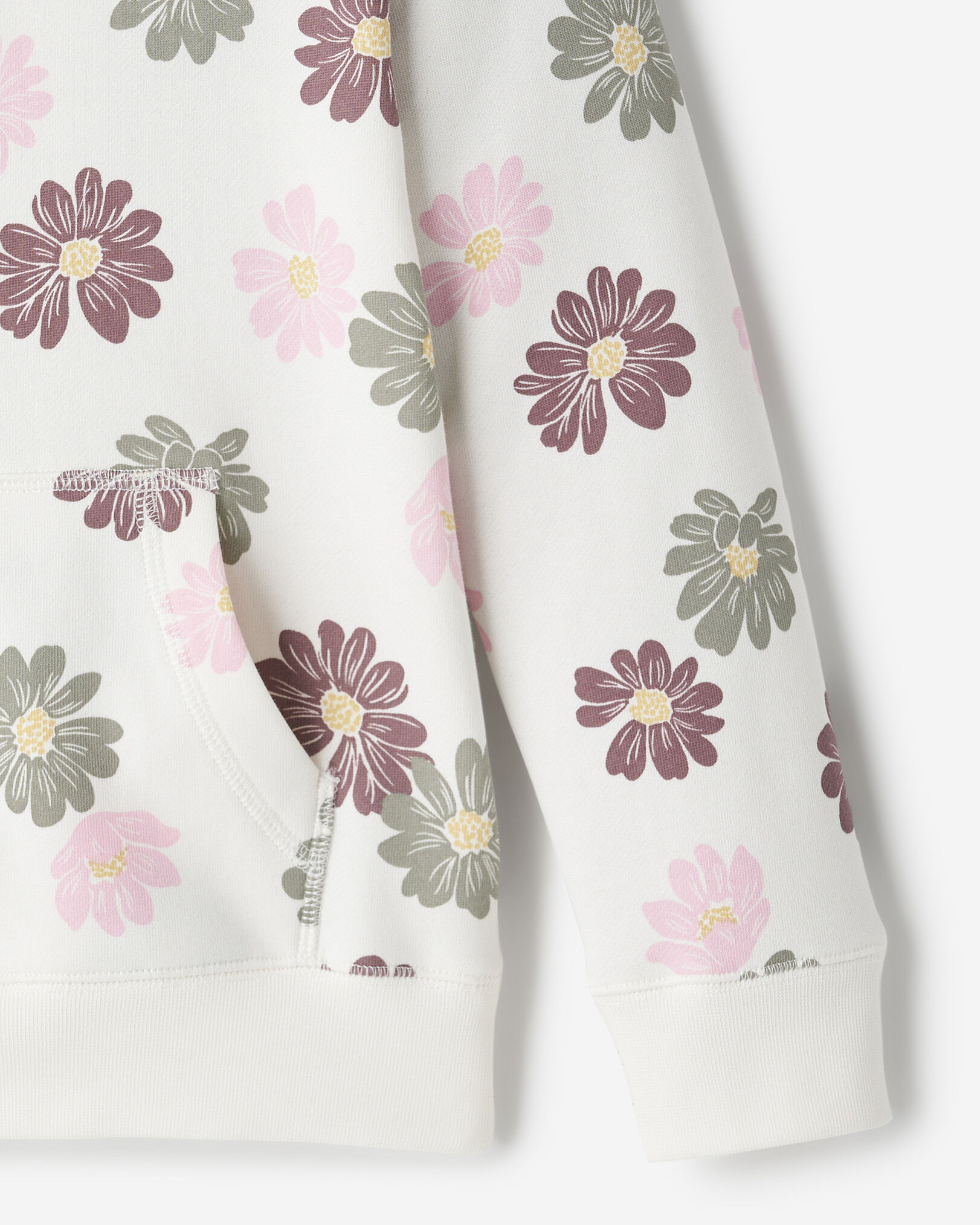 Kids Roots Academy Floral Hoodie