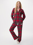 Chemise de pyjama &agrave; carreaux pour femme