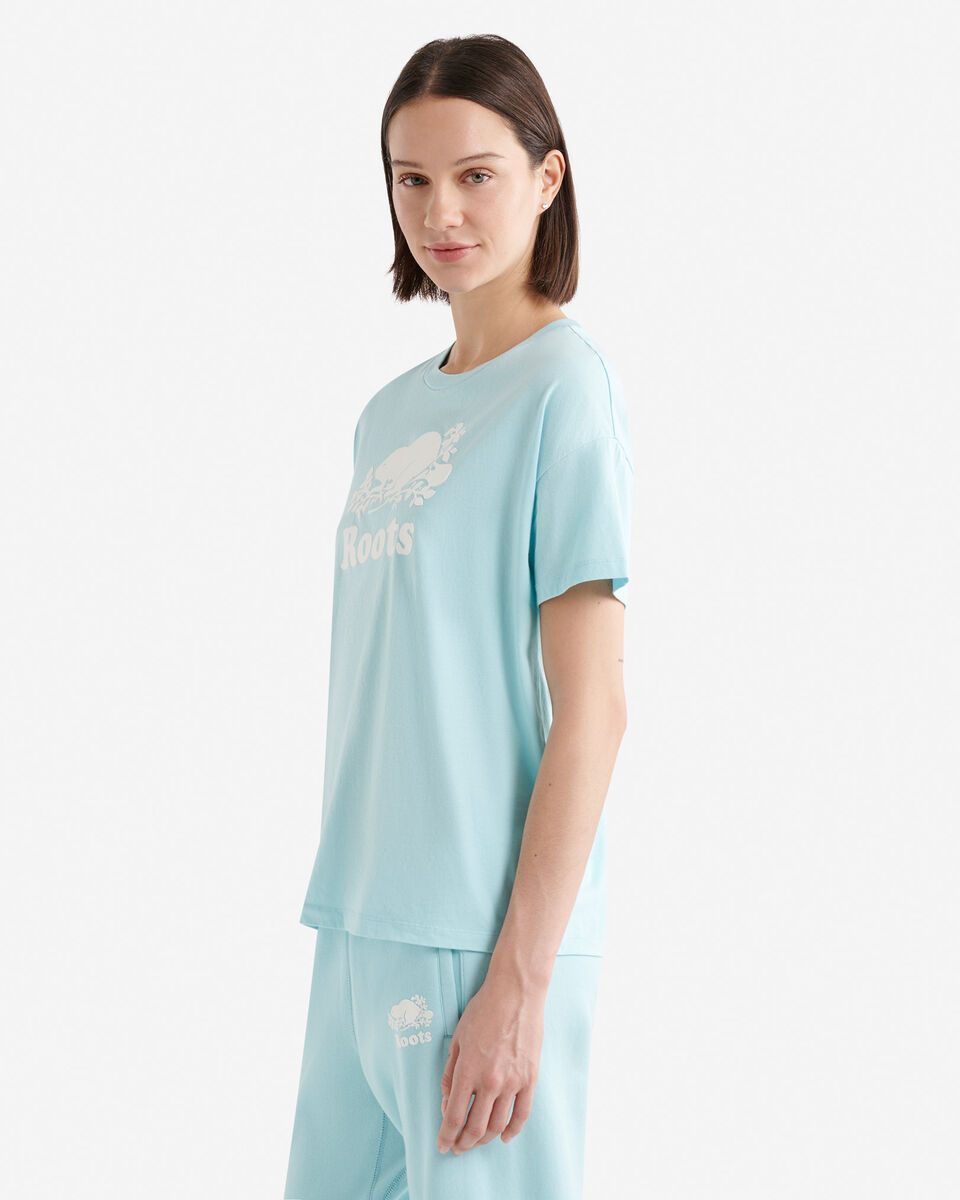 T-shirt décontracté en coton bio Cooper pour femme