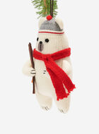 Fishing Polar Bear Ornament