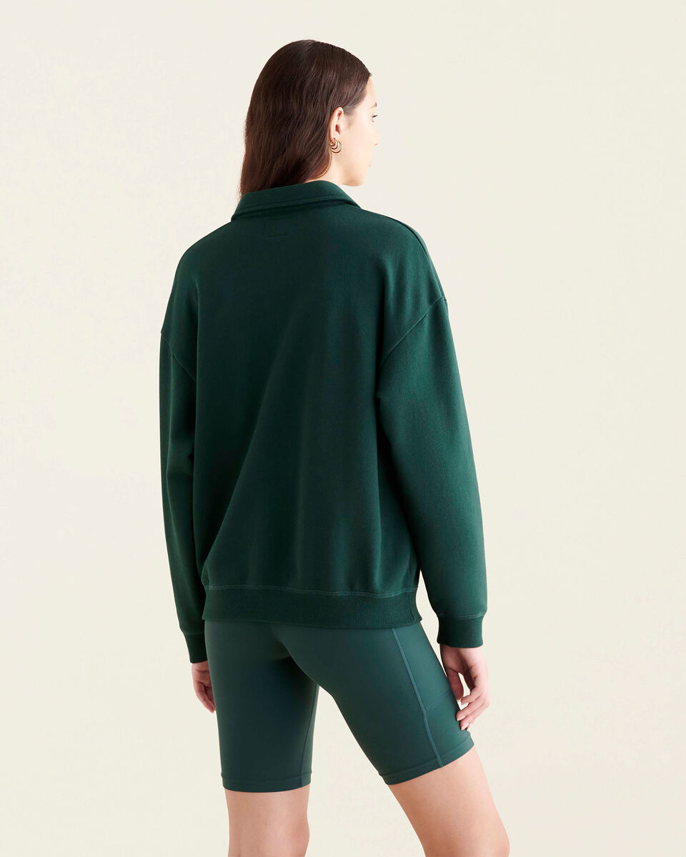 Organic Cooper Relaxed Polo Sweatshirt