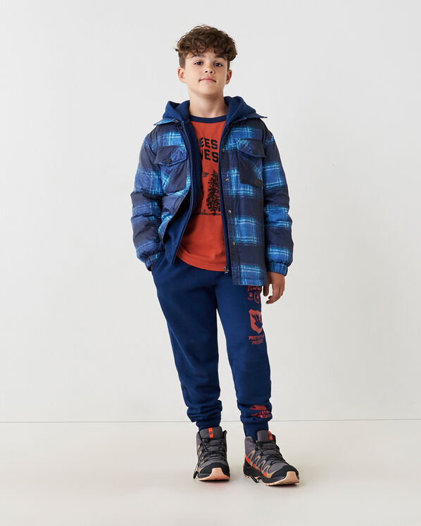 Kids Puffer Shacket