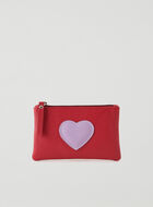 Heart Medium Zip Pouch Cervino