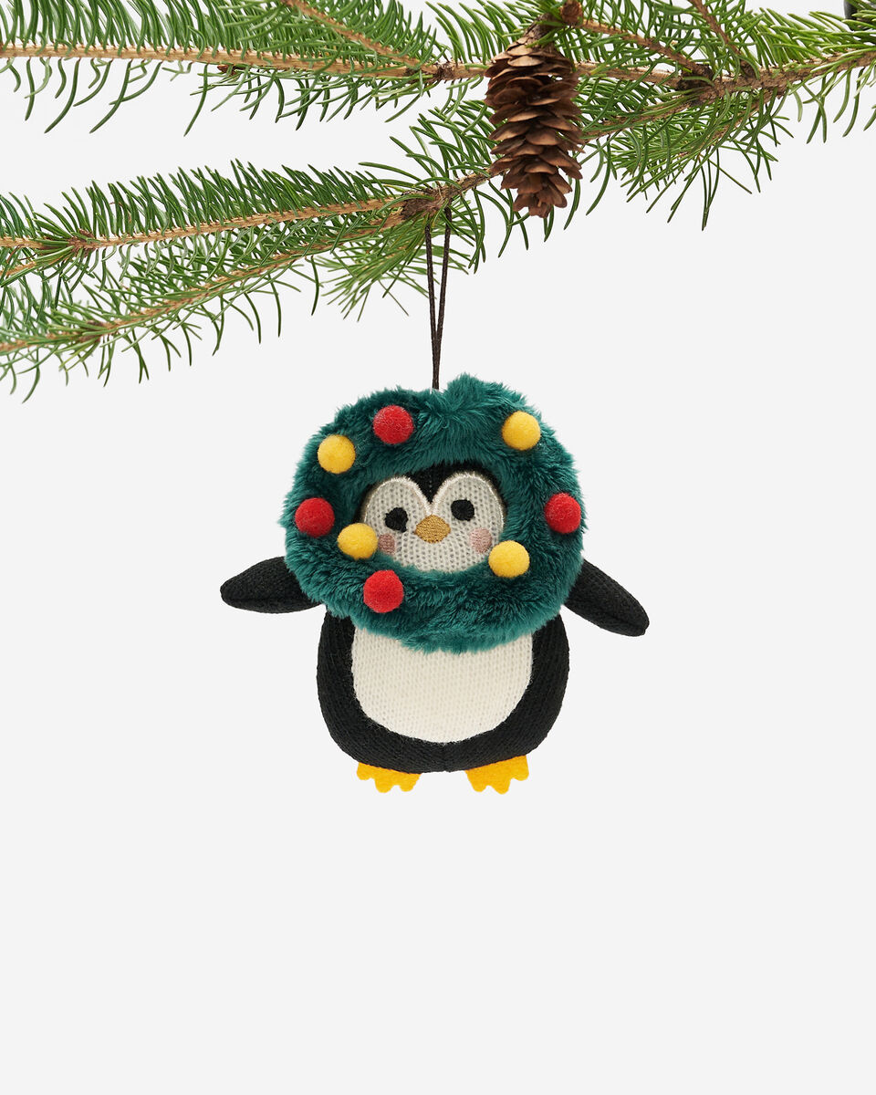 Wreath Penguin Ornament
