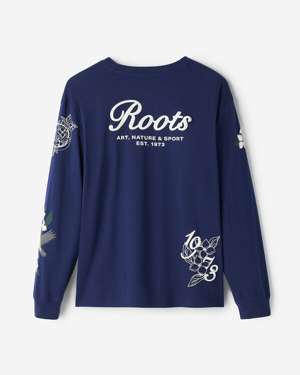 Womens Roots Signature Long Sleeve T-Shirt Womens Roots Signature Long Sleeve T-Shirt