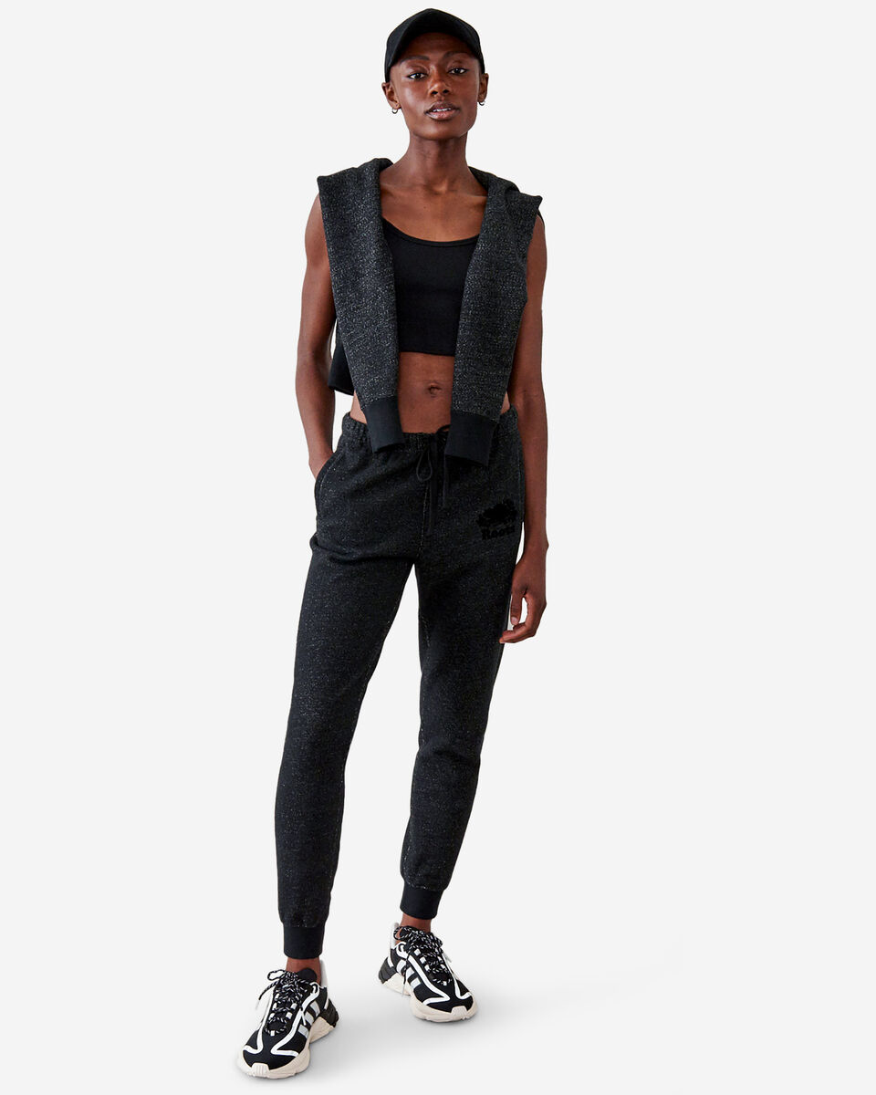 Pantalon court en molleton ajusté à cheville côtelée (entrejambe : 26 po)
