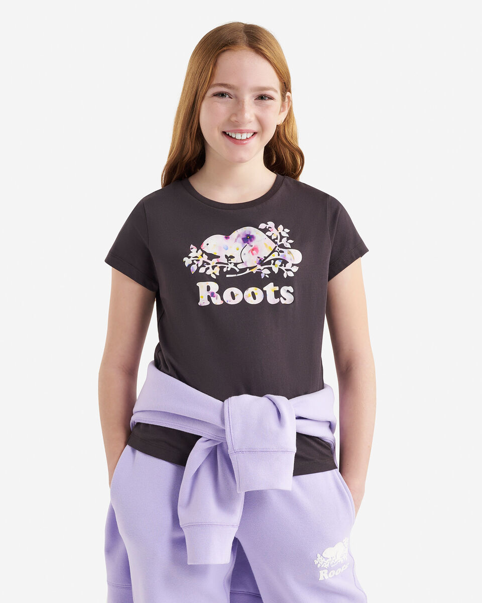 T-shirt ajust&eacute; &agrave; motif floral pour enfants