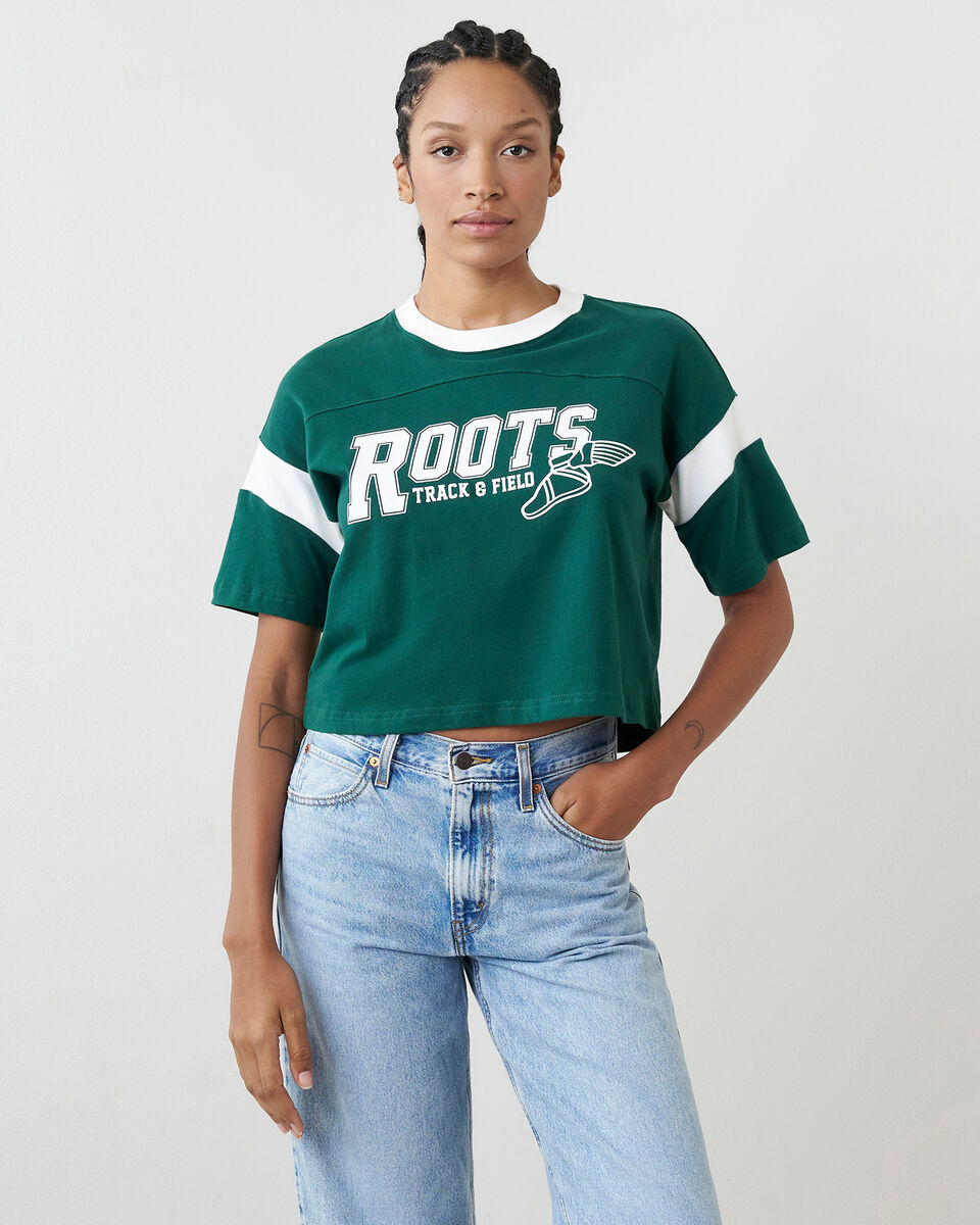 Womens Game Day Crop T-Shirt