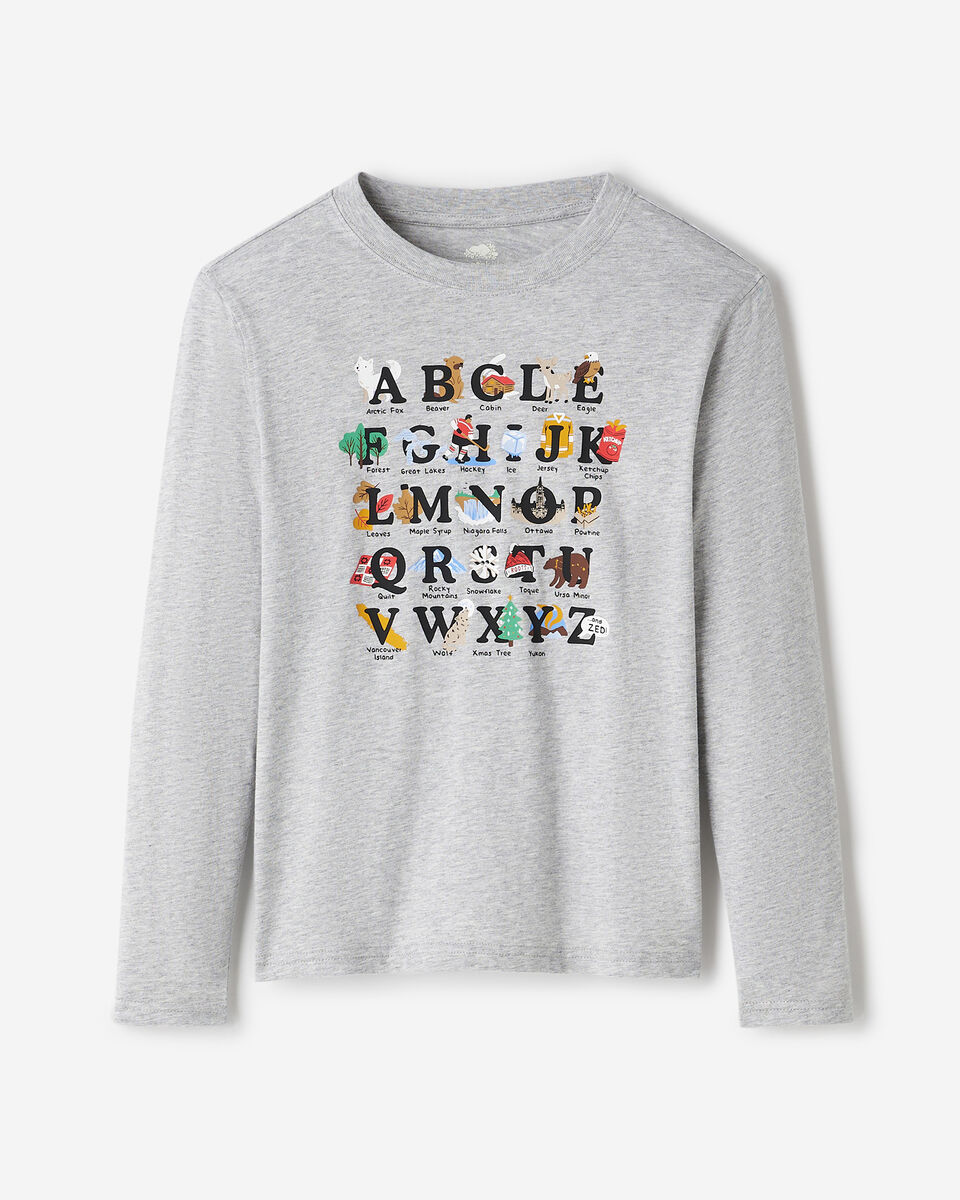 T-shirt ABC du Canada pour enfants