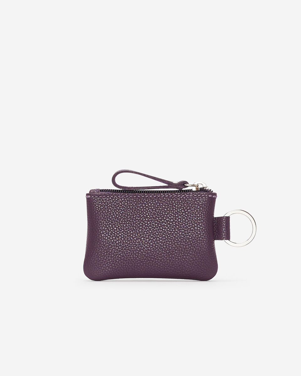 Pochette à glissière en cuir Cervino