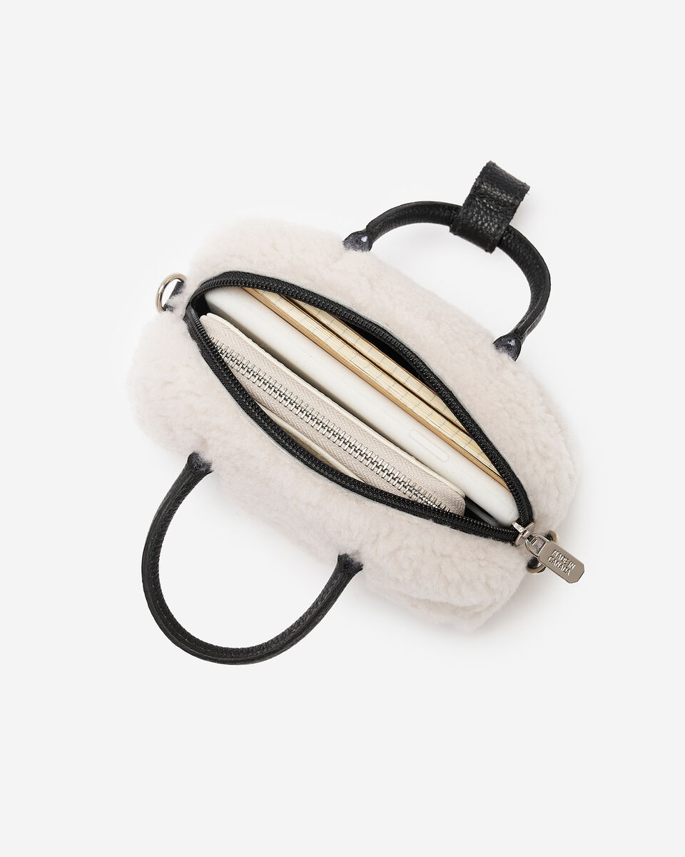Shearling Micro Banff Crossbody