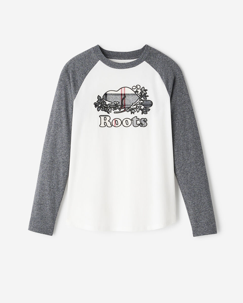 T-shirt manches longues à carreaux Inglenook pour femmes