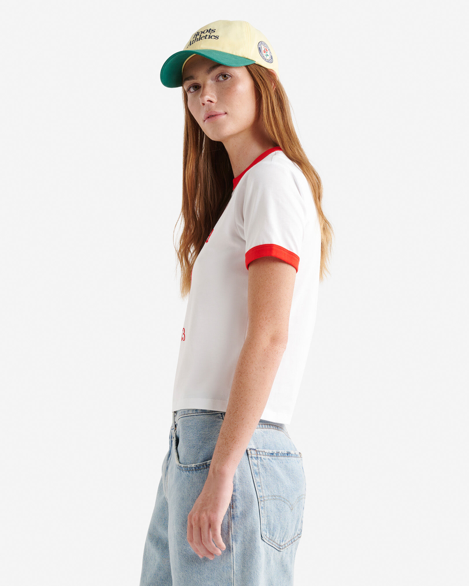 T-shirt aux bordures contrastantes Athlétisme nordique