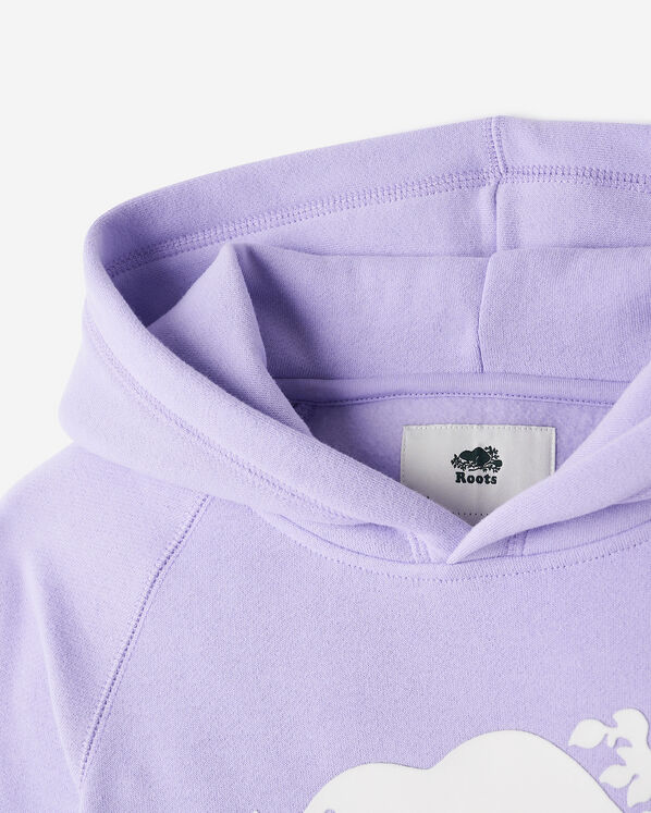 Chandail kangourou original à capuchon en coton bio pour enfants