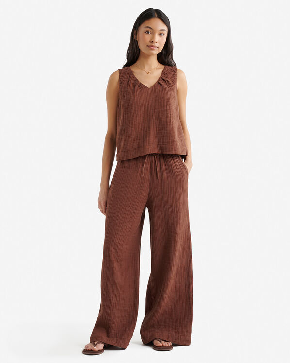 Camisole en gaze de coton Isla