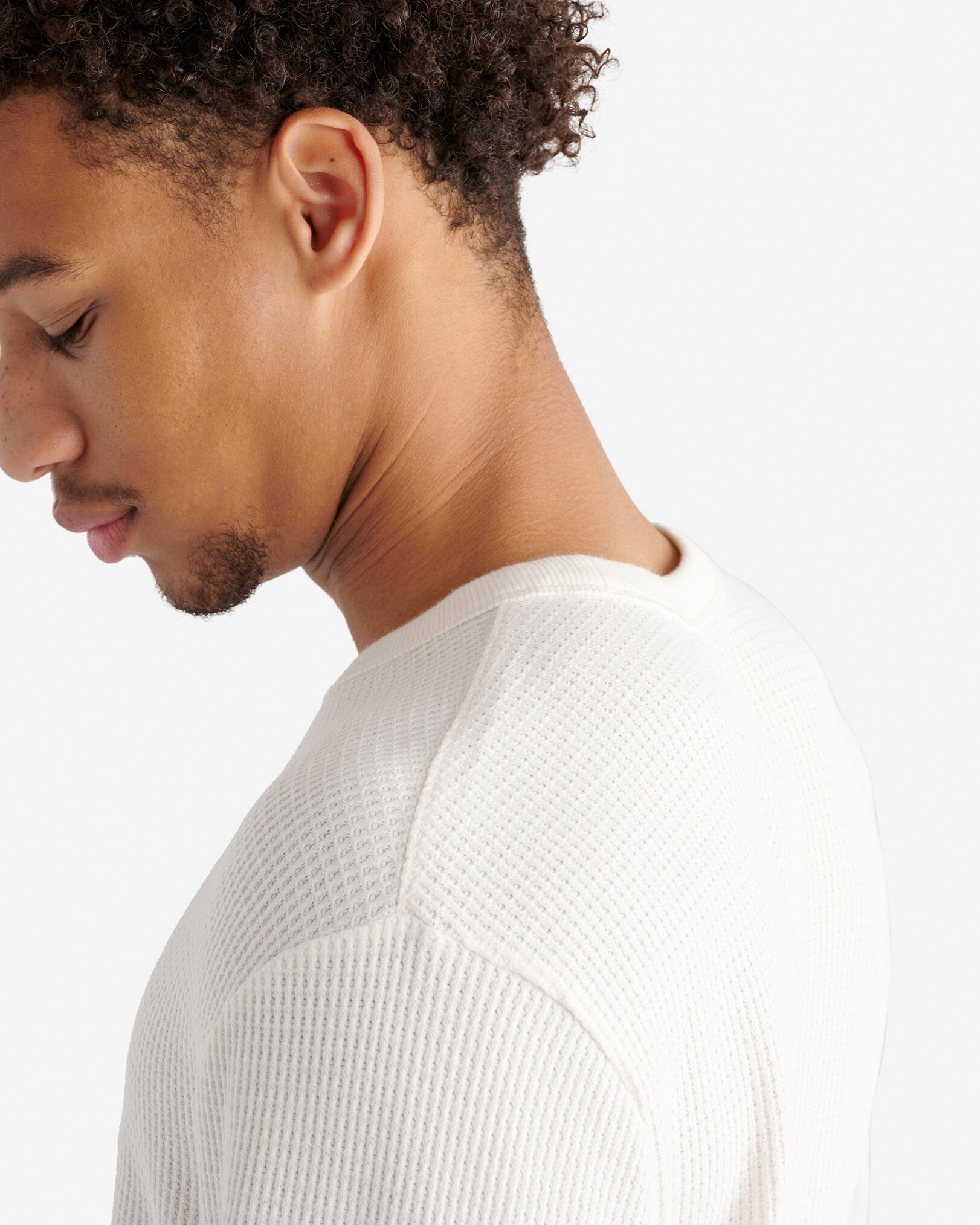 Waffle Long Sleeve Crew