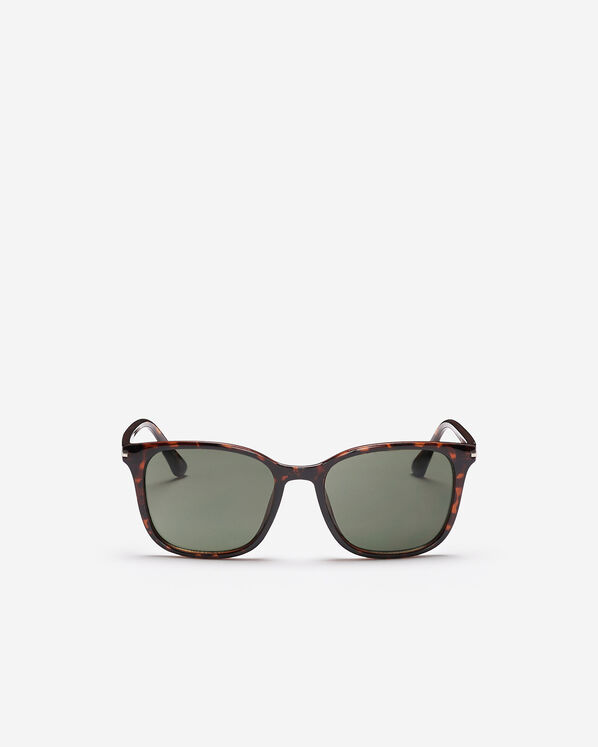 Lunettes carrées en métal et en plastique Lunettes de soleil