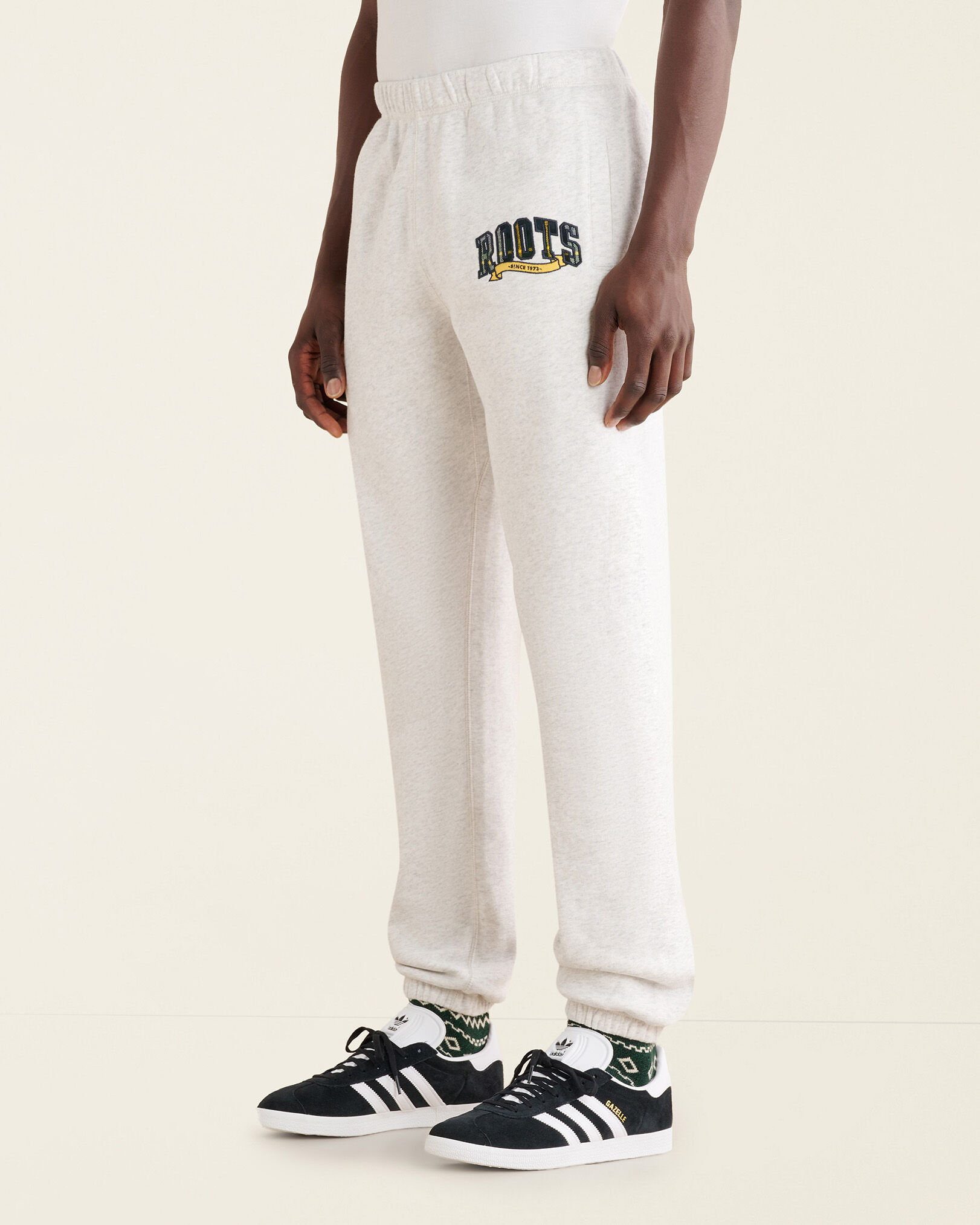 Plaid Applique Sweatpant