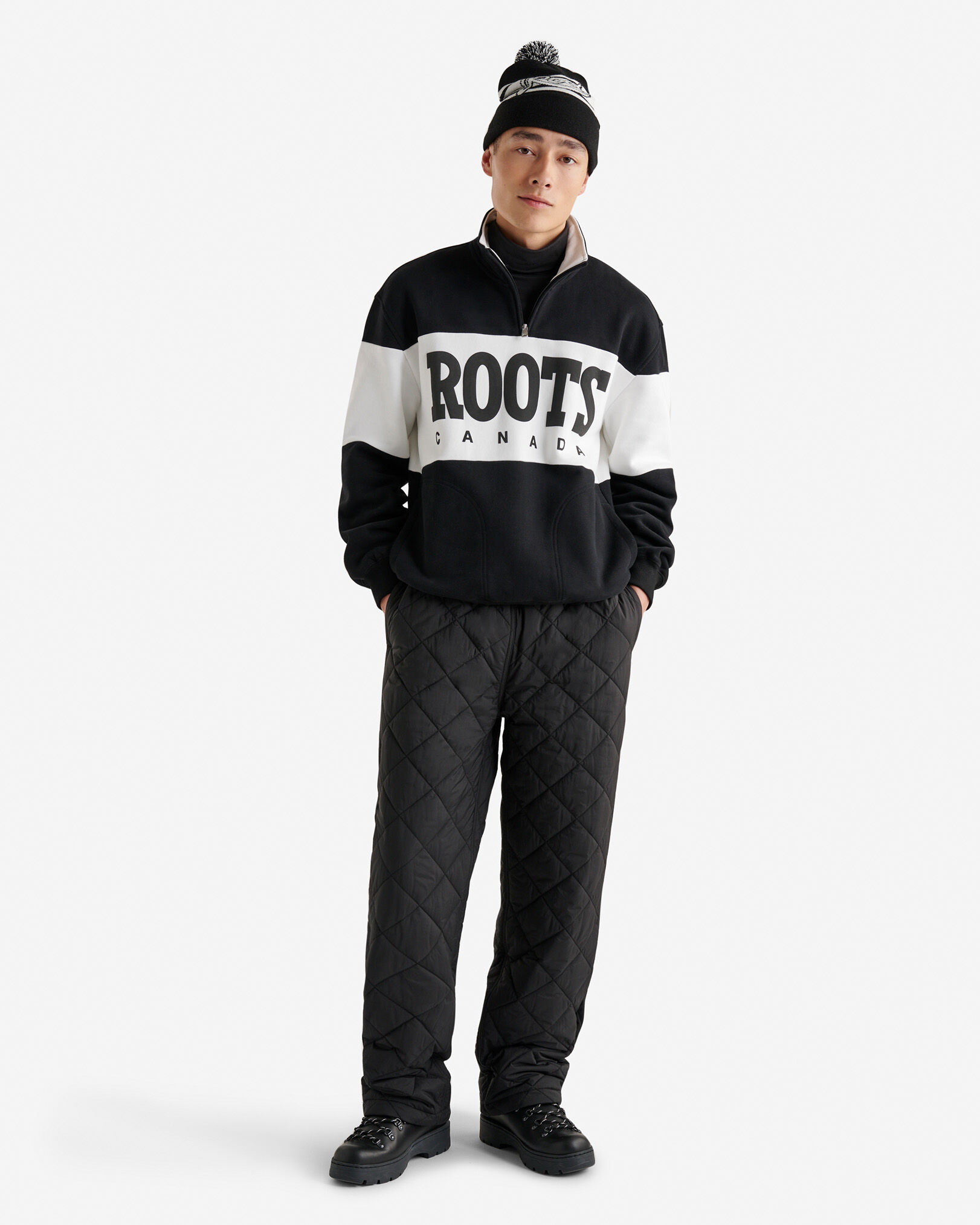 Retro Half Zip Stein