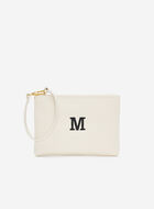 Monogram Wristlet Ivory