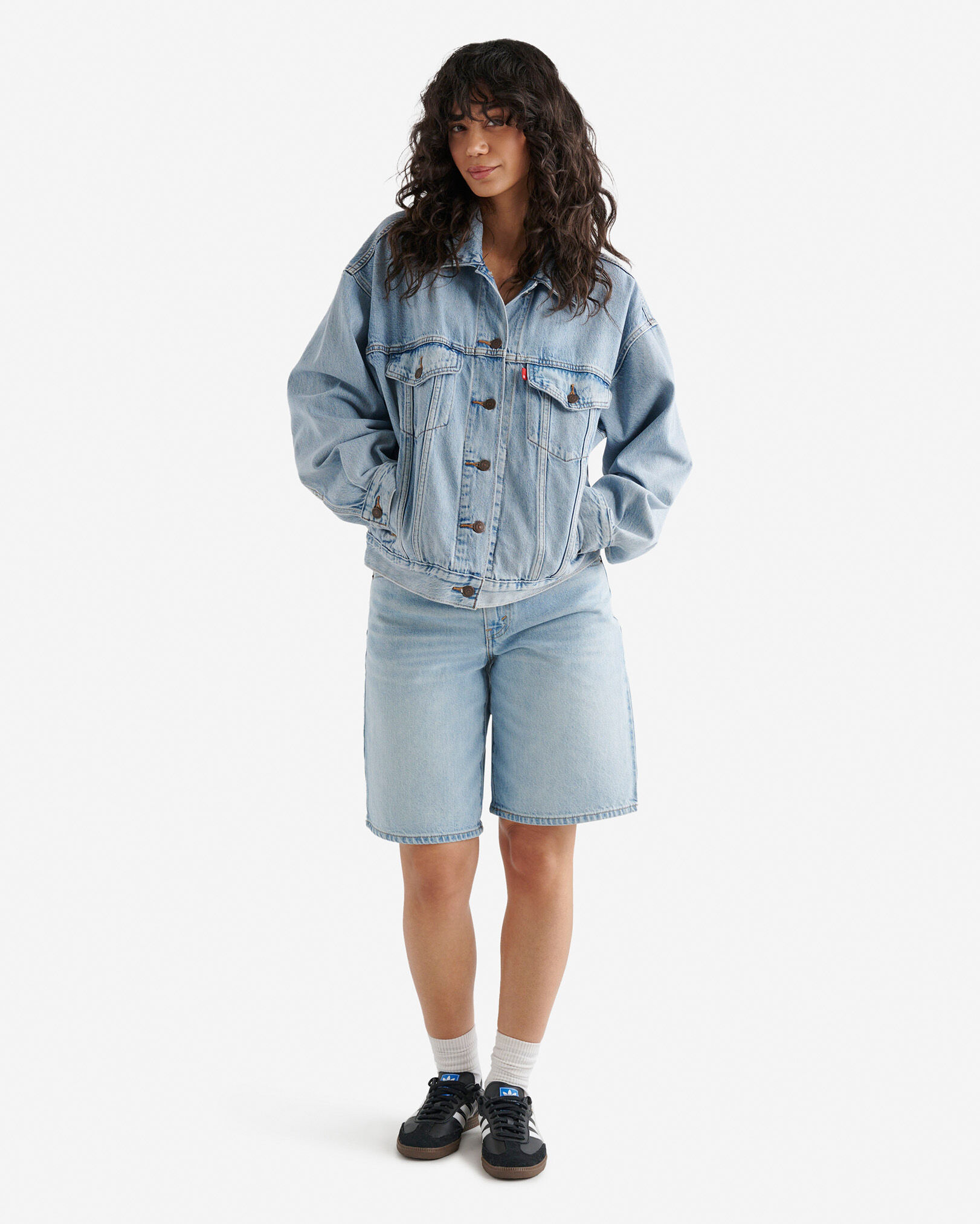 Short ample en denim Levi’s pour femmes