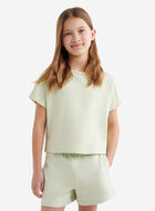 T-shirt ample en molleton Nuage estival pour fille