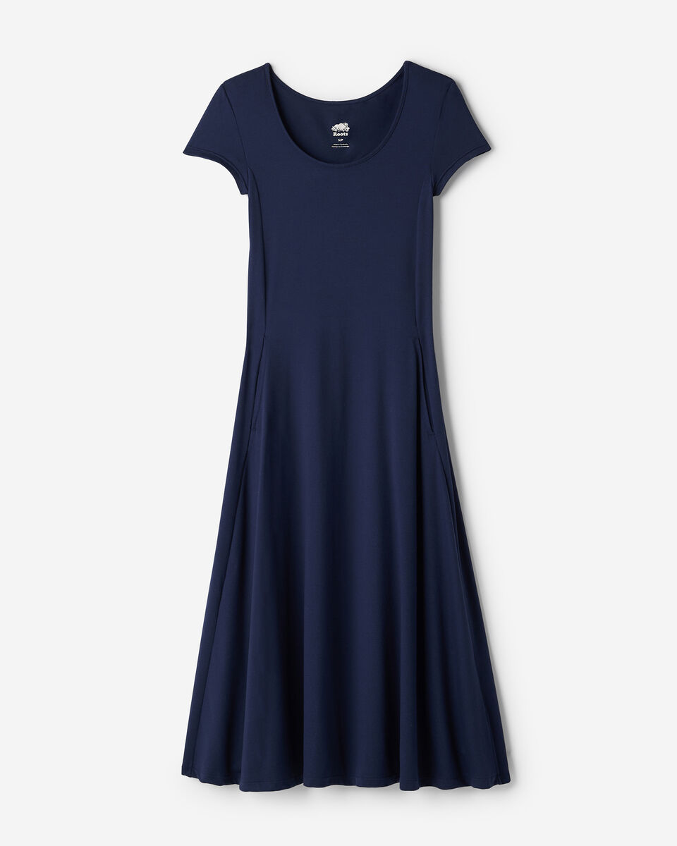Robe midi à manches courtes Renew