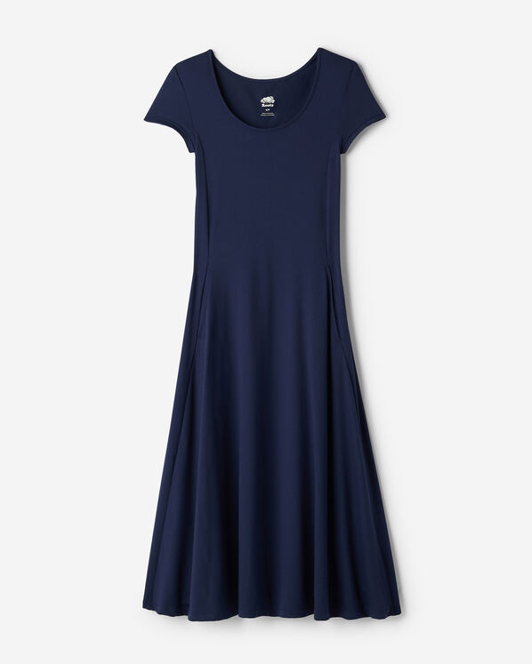 Renew Knit Short Sleeve Midi Dress