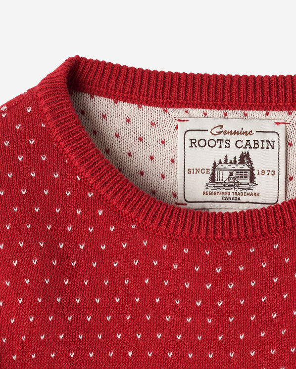 Toddler Girls Cabin Fair Isle Sweater Dress