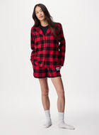 Short de pyjama &agrave; carreaux pour femme