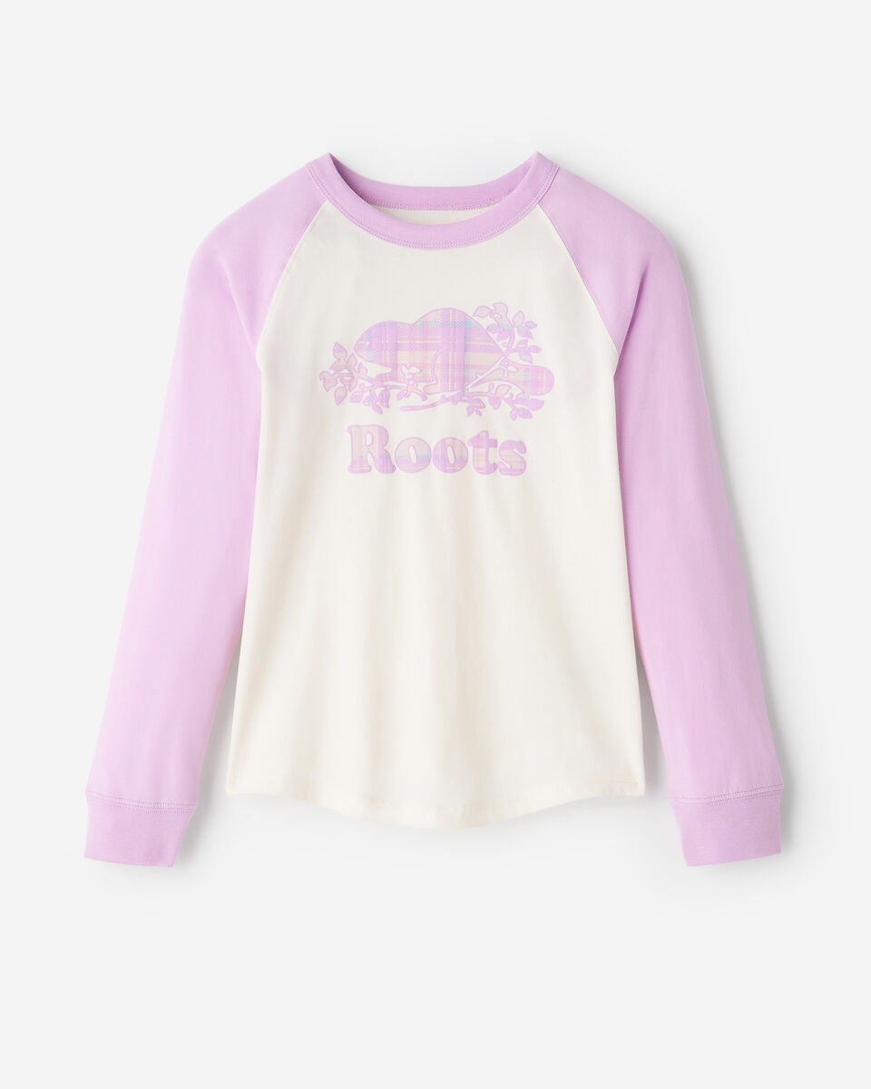 Kids Plaid Baseball T-Shirt