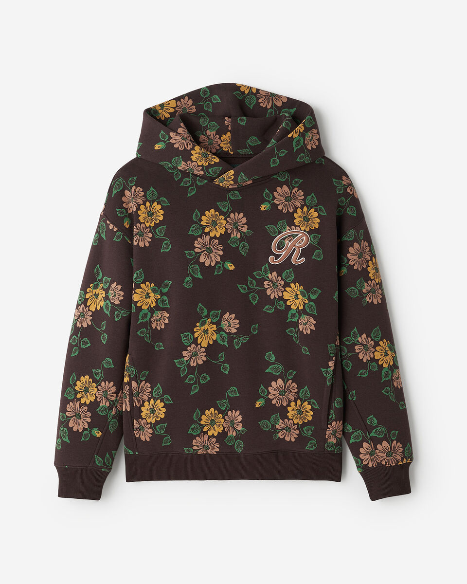 Chandail &agrave; capuchon &agrave; motif floral