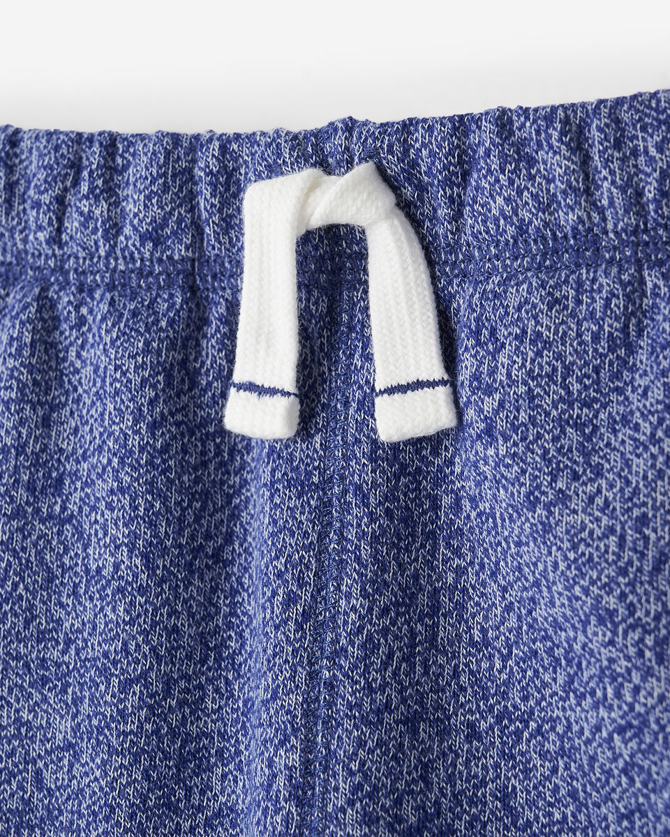 Short original en jersey bouclette de coton bio pour tout-petits