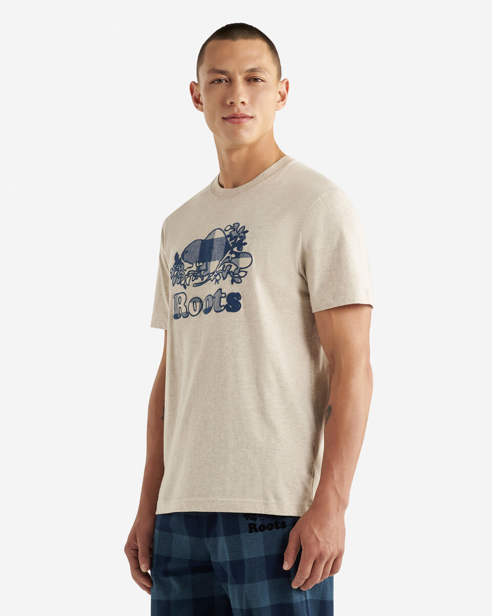 T-shirt Cooper à carreaux pour hommes