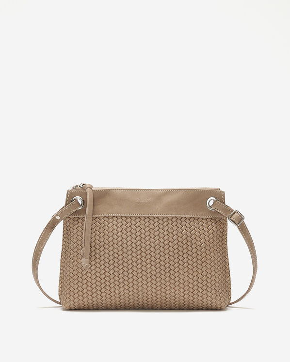 Sac Edie en cuir tress&eacute;