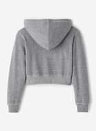 Girls Organic Cooper Shrunken Zip Hoodie